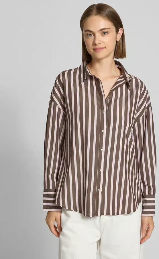 Only Loose fit overhemdblouse met katoen-aandeel model 'OREGON' - Foto 3