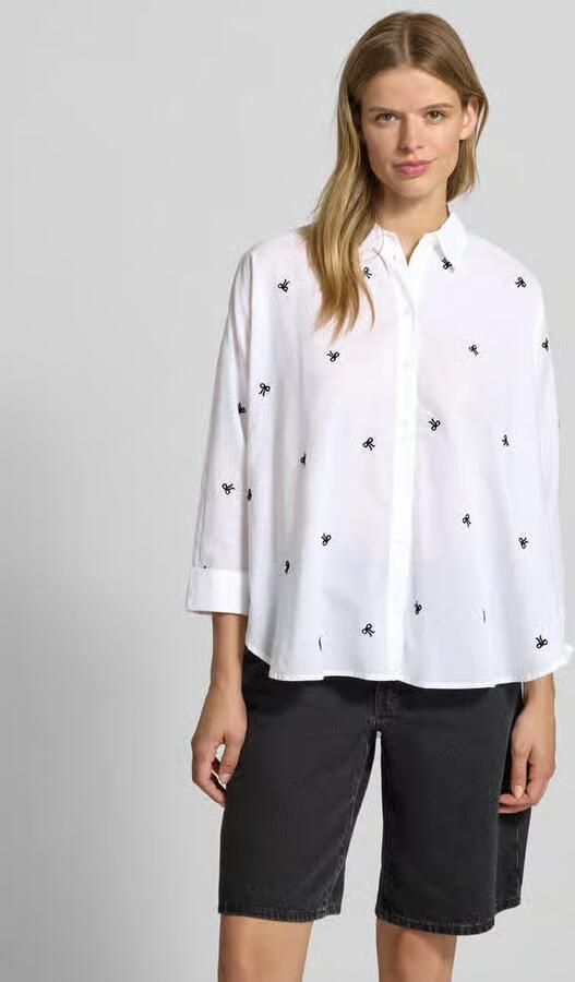 Only Loose fit overhemdblouse van puur katoen model 'NEW LINA GRACE' - Foto 8