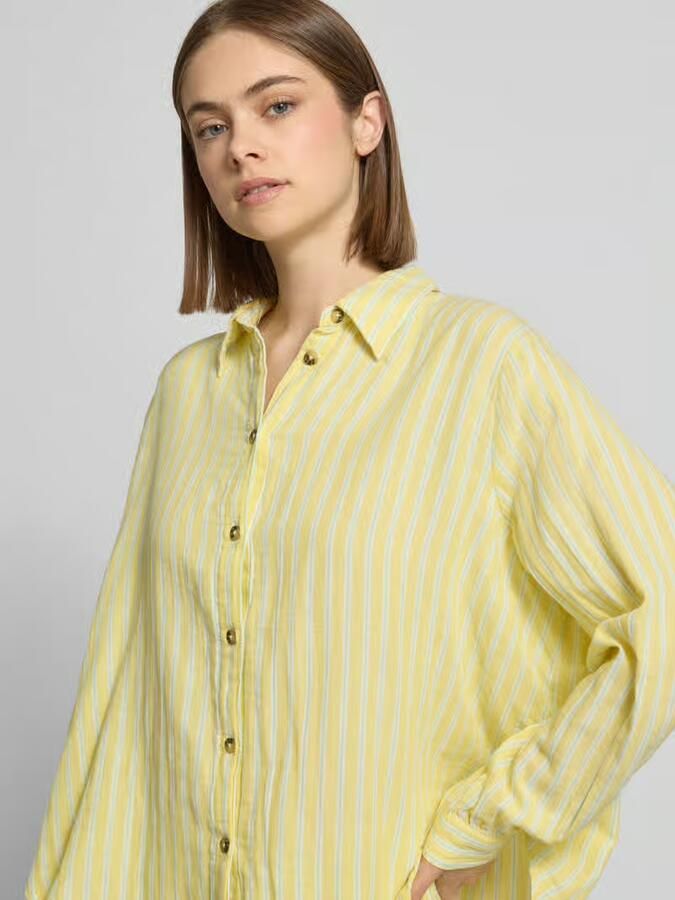 Only loose fit overhemdblouse van puur katoen model 'THYRA'