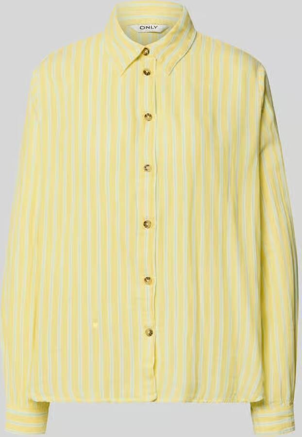 Only loose fit overhemdblouse van puur katoen model 'THYRA' - Foto 2