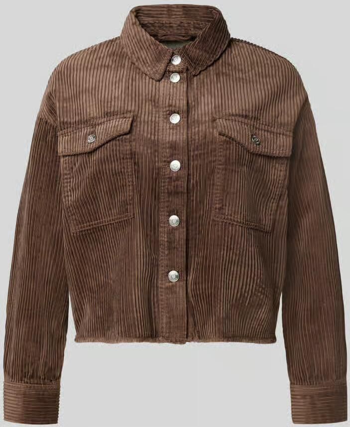 Only Boxy fit cordjack van puur katoen model 'MARINA-ENY LIFE'