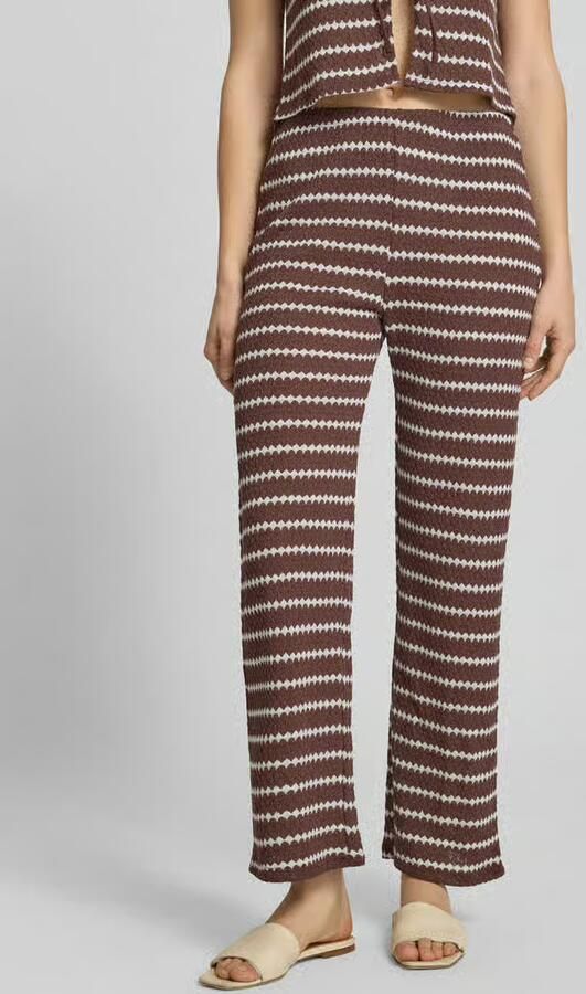 Only loose fit stoffen broek met katoen model 'EVA LIFE' - Foto 3