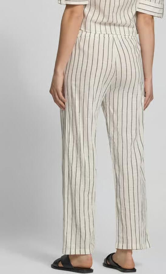 Only Loose fit stoffen broek van puur katoen model 'TIZIANA' - Foto 3