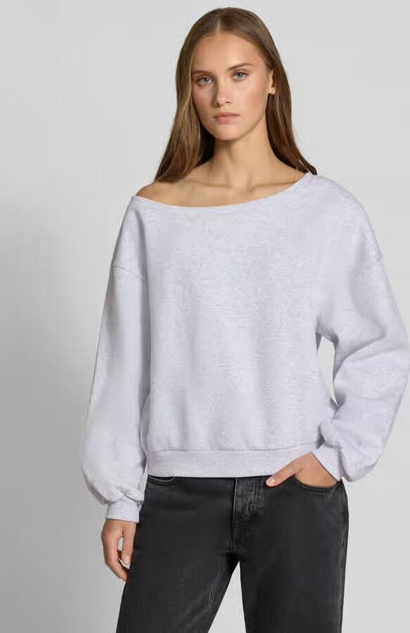 Only Loose fit sweatshirt van katoenmix model 'RHINA' - Foto 3