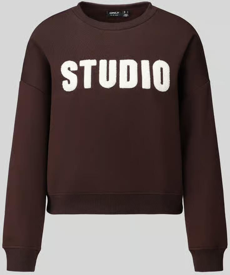 Only Loose fit sweatshirt van katoenmix model 'SWEAT' - Foto 2