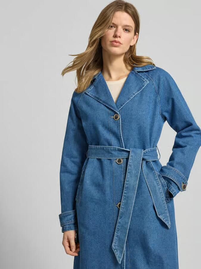 Only Lange oversized jeansjas van katoenmix model 'MALOU' - Foto 3