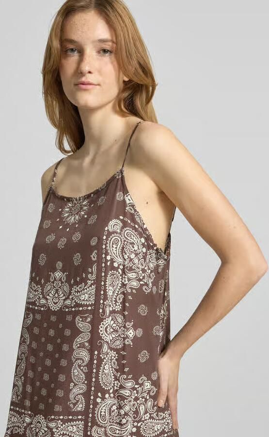 Only Loose fit vrijetijdsjurk van pure viscose model 'AMBEL' - Foto 4