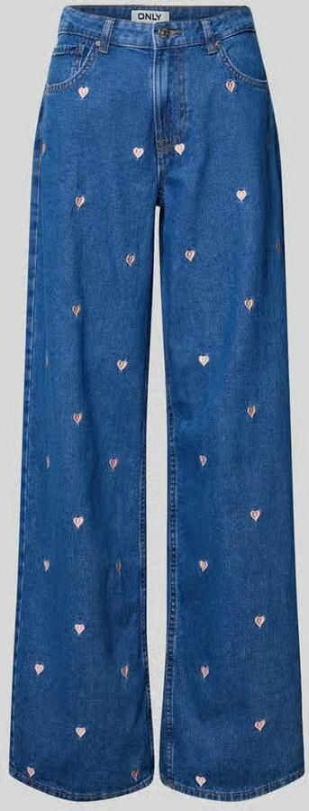 Only loose fit wide leg jeans van pure katoen model 'VEGA' - Foto 2