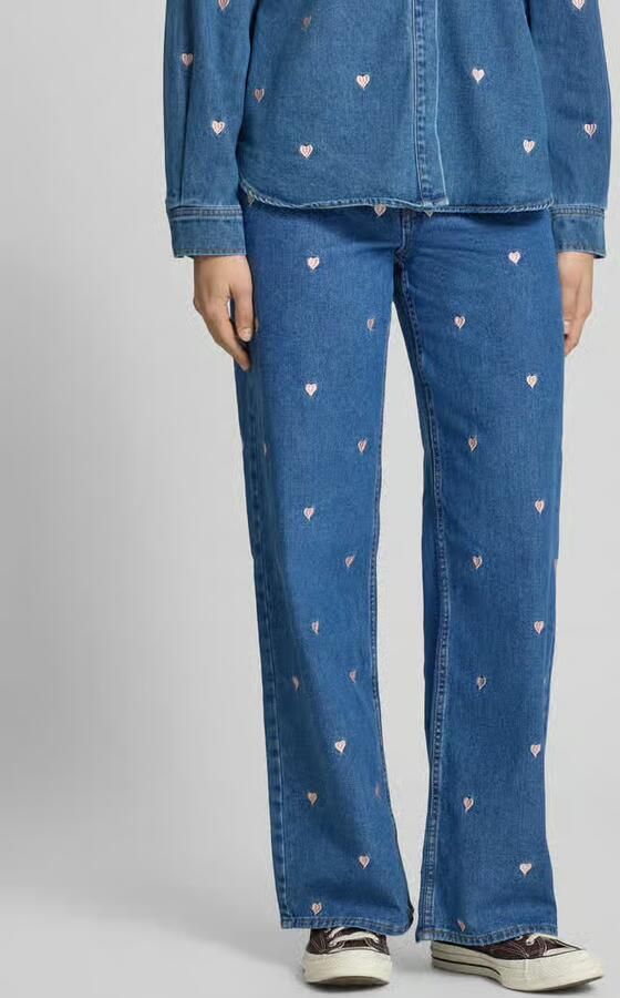 Only loose fit wide leg jeans van pure katoen model 'VEGA' - Foto 2