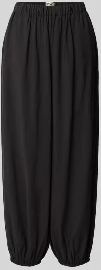 Only loose fit wijdte broek met elastische band model 'SCARLY' - Foto 2