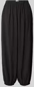 Only loose fit wijdte broek met elastische band model 'SCARLY'