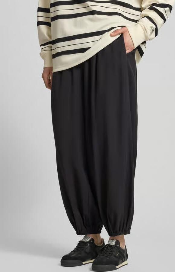 Only loose fit wijdte broek met elastische band model 'SCARLY' - Foto 2