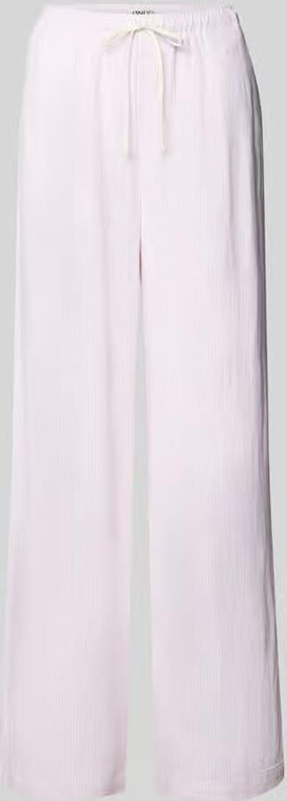 Only loose fit wijdte broek van mix van viscose en linnen model 'SIESTA' - Foto 2