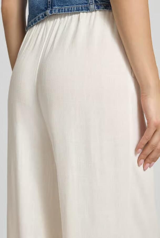 Only loose fit wijdte broek van mix van viscose en linnen model 'SIESTA'