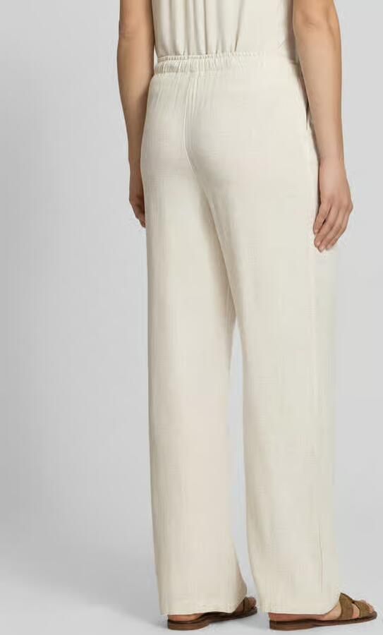 Only loose fit wijdte broek van mix van viscose en linnen model 'SIESTA' - Foto 8