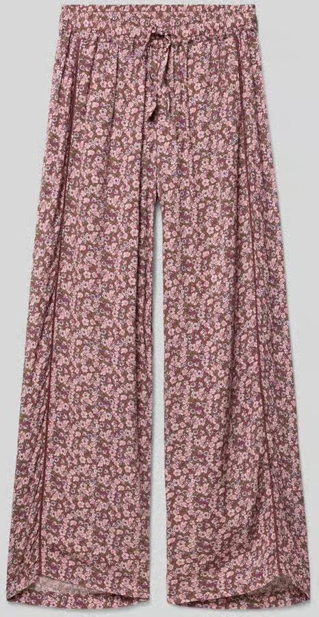 Only loose fit wijdte broek van pure viscose model 'GLOW' - Foto 2