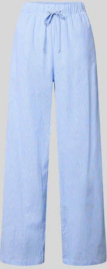 Only Regular fit wijde broek met all-over motief model 'AUGUSTA' - Foto 4