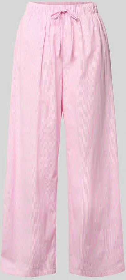 Only Regular fit wijde broek met all-over motief model 'AUGUSTA' - Foto 2