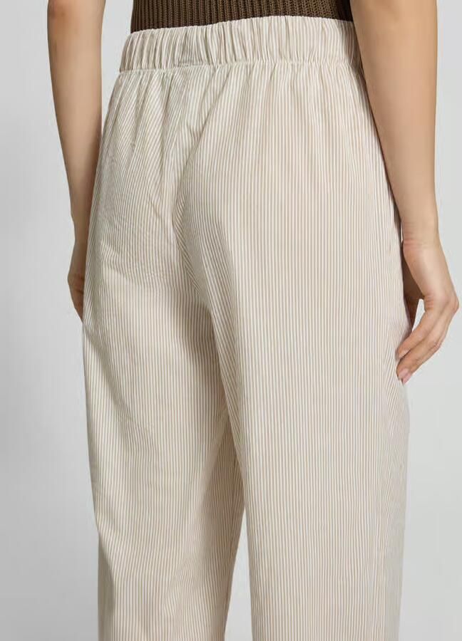 Only loose fit wijdte broek van puur katoen model 'AUGUSTA'