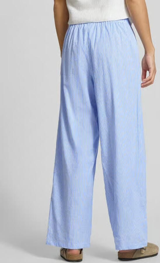 Only Regular fit wijde broek met all-over motief model 'AUGUSTA' - Foto 5