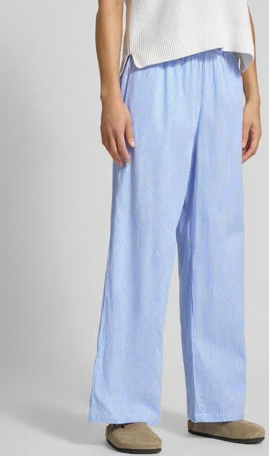 Only Regular fit wijde broek met all-over motief model 'AUGUSTA' - Foto 6