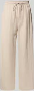 Only Wide leg stoffen broek met elastische band model 'JANY' - Foto 5