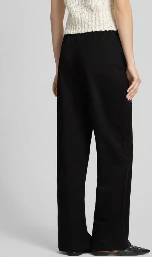 Only Wide leg stoffen broek met elastische band model 'JANY'