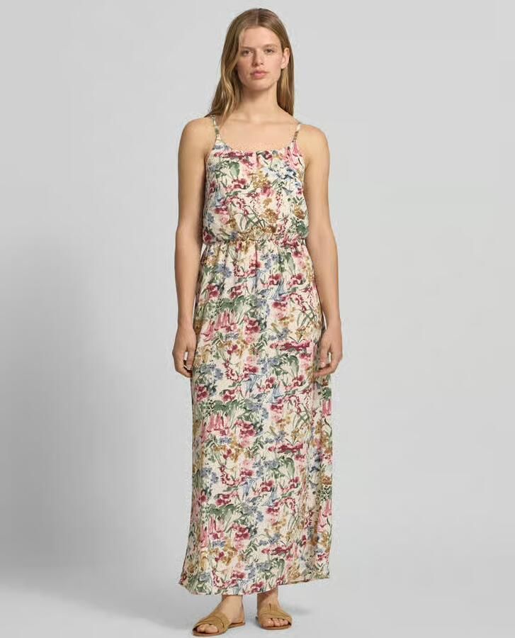 Only Getailleerde maxi-jurk met all-over motief model 'WINNER' - Foto 4