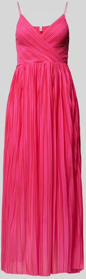 Only Multicolor Lange Polyester Jurk Lente Zomer Collectie Pink Dames