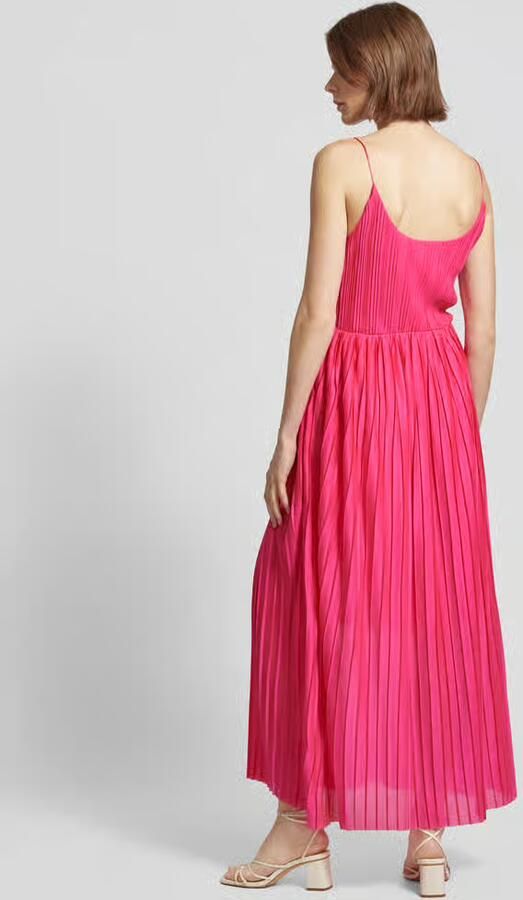 Only Multicolor Lange Polyester Jurk Lente Zomer Collectie Pink Dames - Foto 3