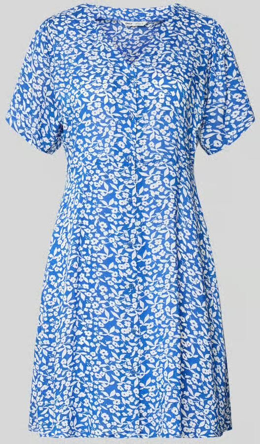 Only Regular fit mini-jurk van pure viscose model 'EVIDA' - Foto 4