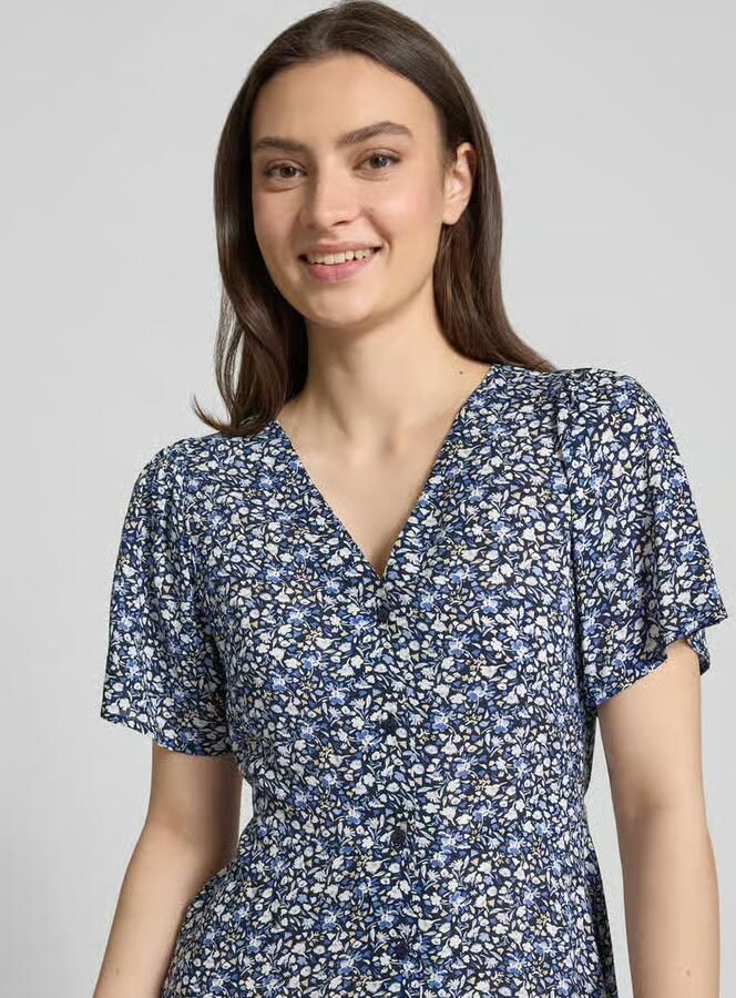 Only Mini-jurk van pure viscose model 'EVIDA'