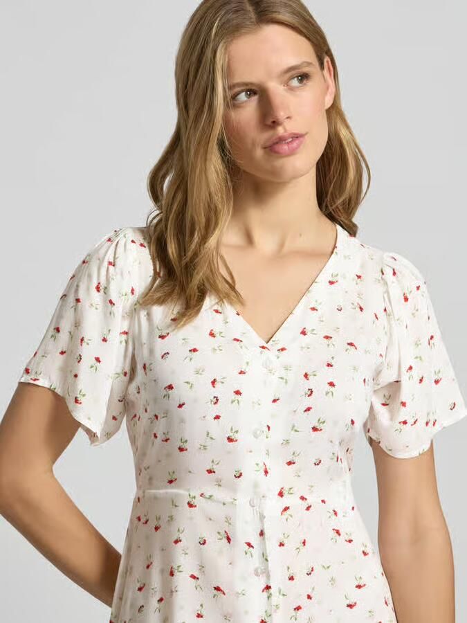 Only Mini-jurk van pure viscose model 'EVIDA'