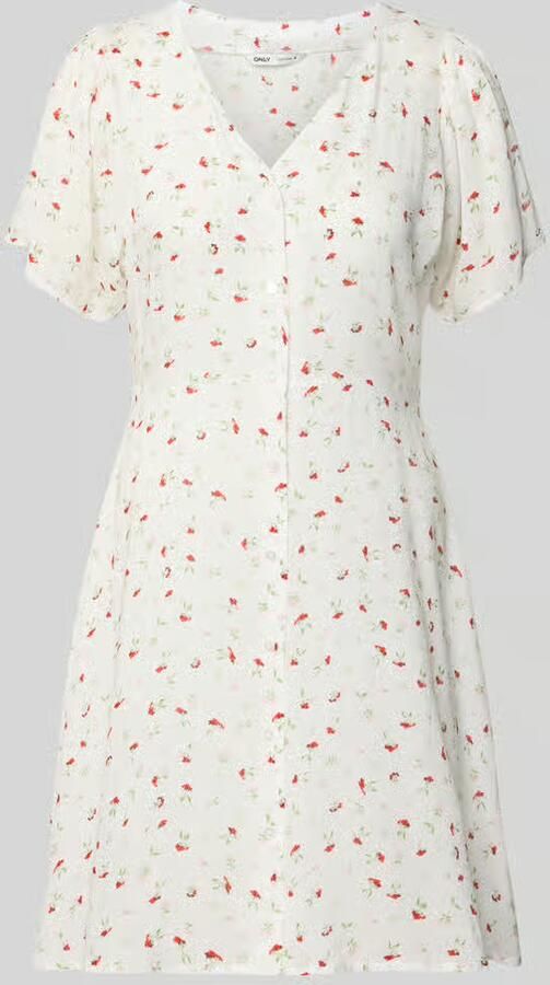 Only Mini-jurk van pure viscose model 'EVIDA' - Foto 2