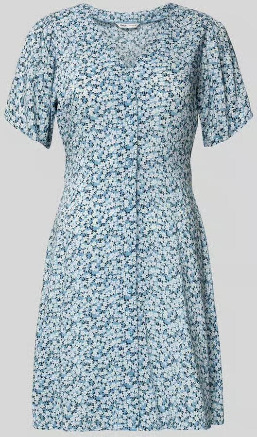 Only Regular fit mini-jurk van pure viscose model 'EVIDA' - Foto 2