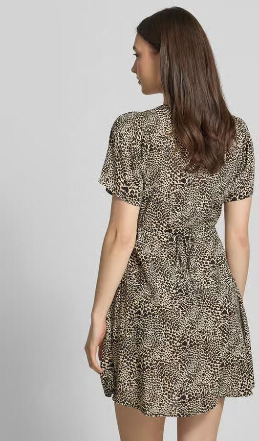 Only Regular fit mini-jurk van pure viscose model 'EVIDA' - Foto 9