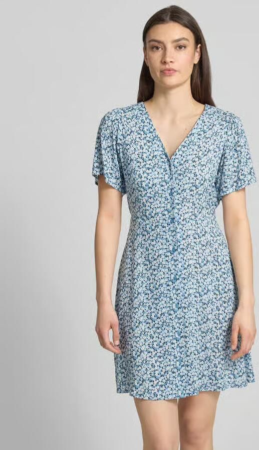 Only Regular fit mini-jurk van pure viscose model 'EVIDA' - Foto 4