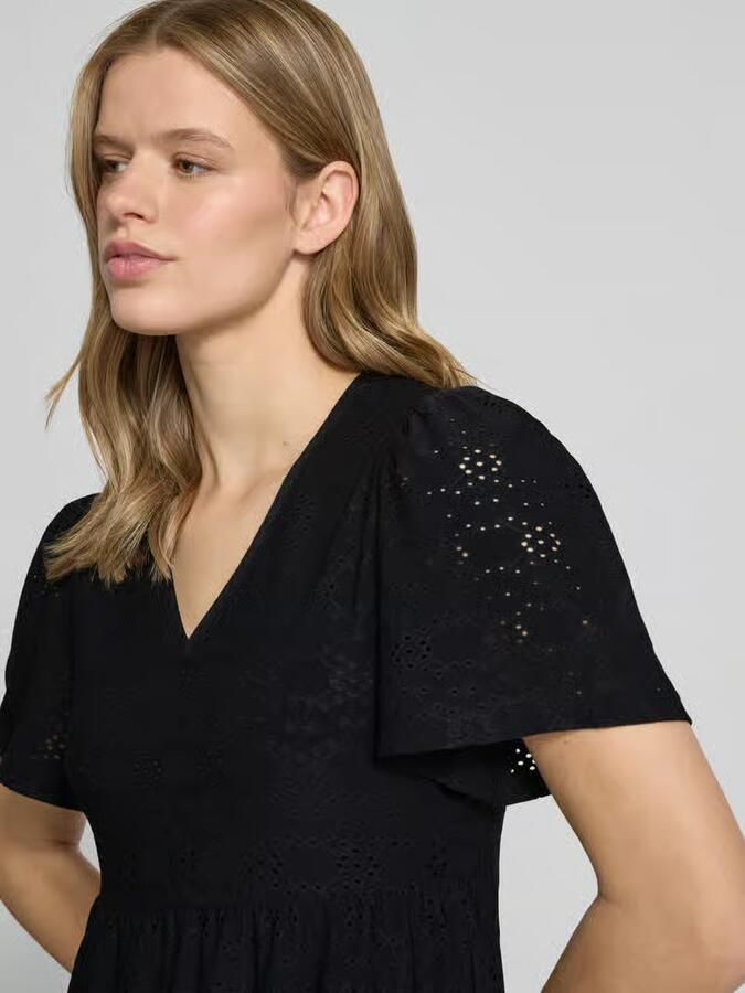 Only Mini-vrijetijdsjurk met ajourpatroon model 'SMILLA LIFE'