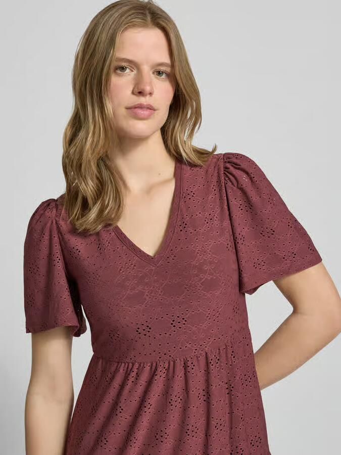 Only Mini-vrijetijdsjurk met ajourpatroon model 'SMILLA LIFE'