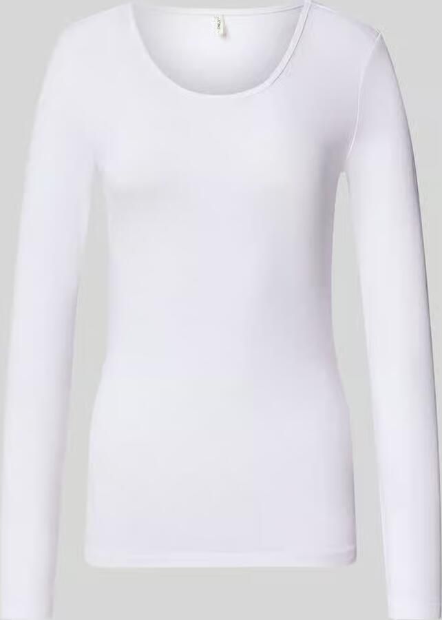 Only modern fit t-shirt van katoenmix model 'LIVE LOVE' - Foto 3