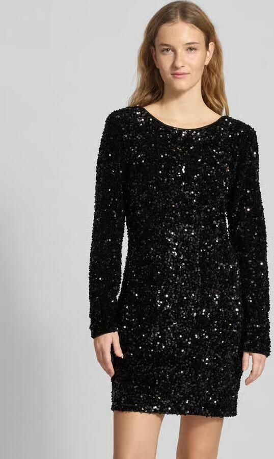 Only Nauwsluitende cocktailjurk met pailletten model 'CONFIDENCE' - Foto 2