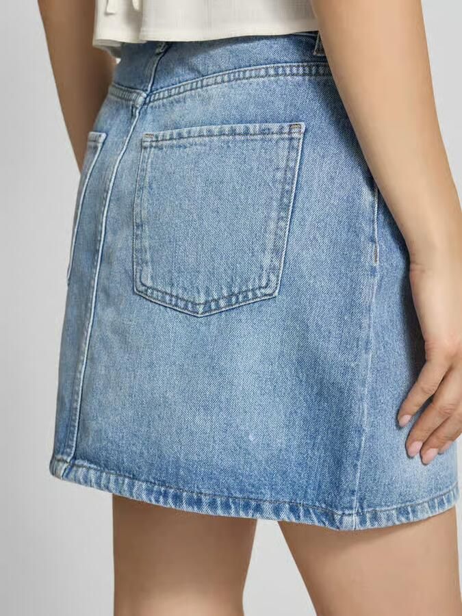 Only Nauwsluitende jeansrok van mix van biologisch katoen model 'STELLA' - Foto 4
