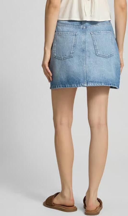 Only Nauwsluitende jeansrok van mix van biologisch katoen model 'STELLA' - Foto 6