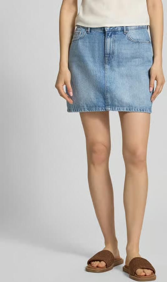 Only Nauwsluitende jeansrok van mix van biologisch katoen model 'STELLA' - Foto 7