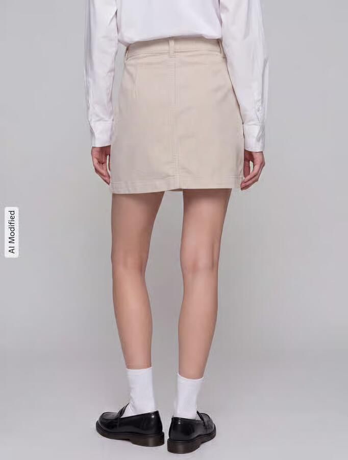 Only Nauwsluitende minirok van katoenmix model 'AMAZING' - Foto 2