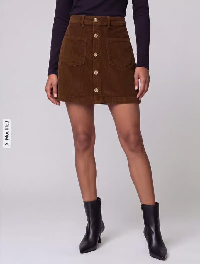 Only Nauwsluitende minirok van katoenmix model 'AMAZING' - Foto 5