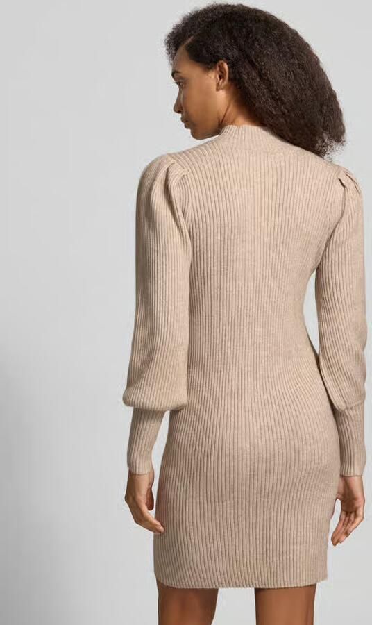 Only Comfort fit gebreide jurk van viscosemix model 'KATIA' - Foto 5