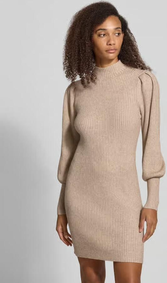 Only Comfort fit gebreide jurk van viscosemix model 'KATIA' - Foto 6