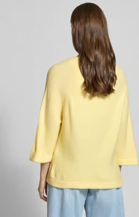 Only Oversized gebreide trui met 3 4-mouw model 'SIMONI' - Foto 5