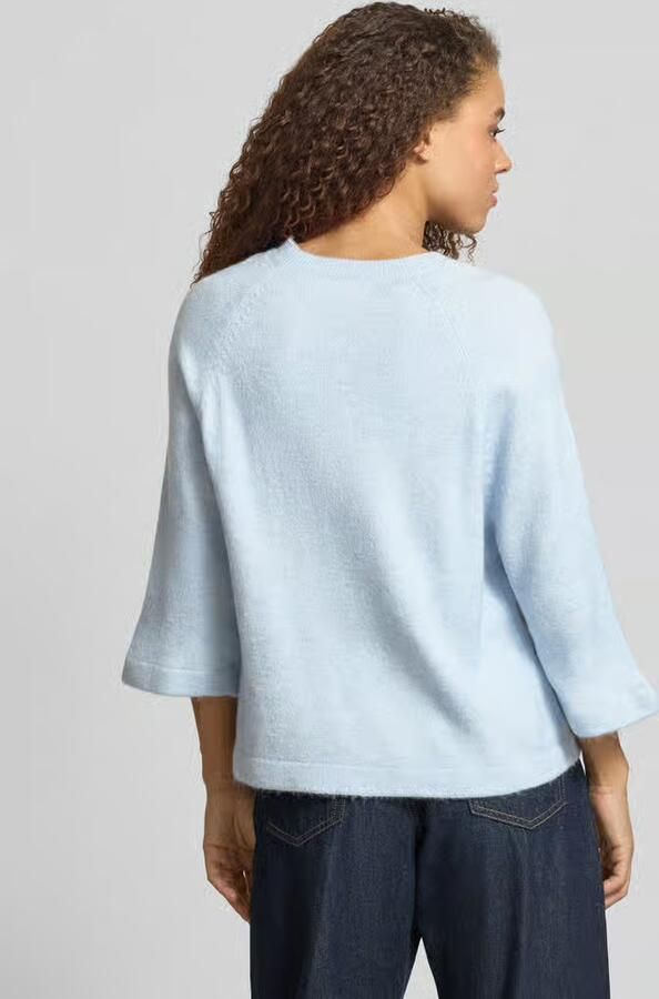Only Oversized gebreide pullover met 3 4-mouwen model 'SIMONI' - Foto 4